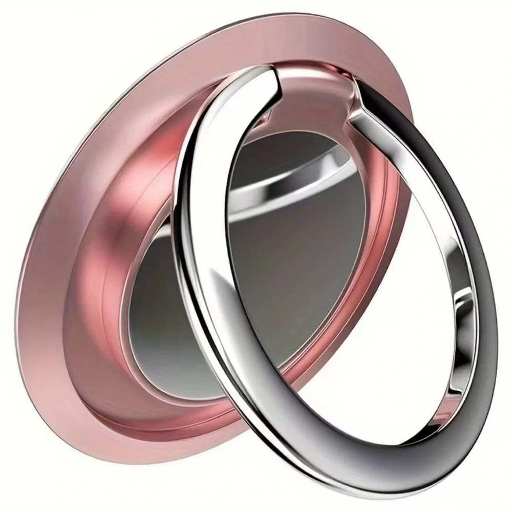 3-Pack Slim Round Metal Phone Ring Holder Grip Stand Rotating Kickstand Setw